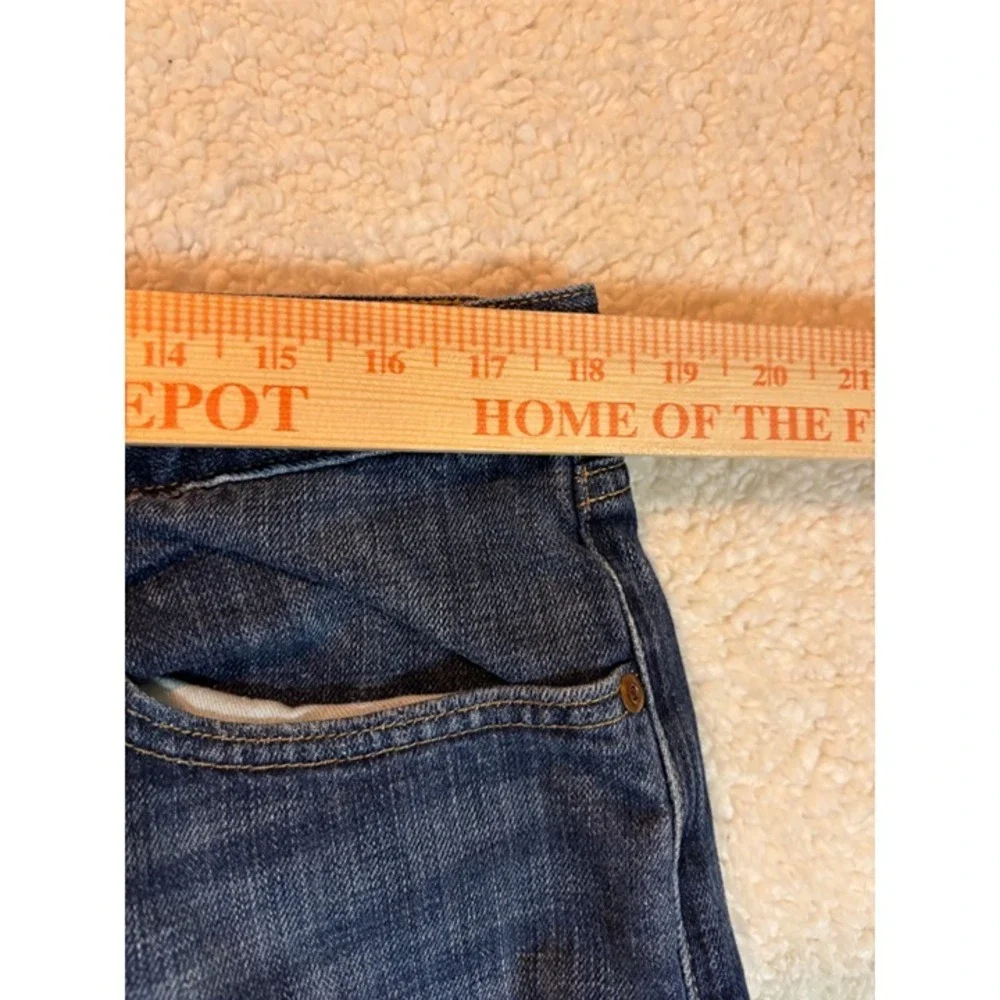 Banana Republic Straight‎ Leg Jeans Mens 36x32 Blue Medium Wash Denim
